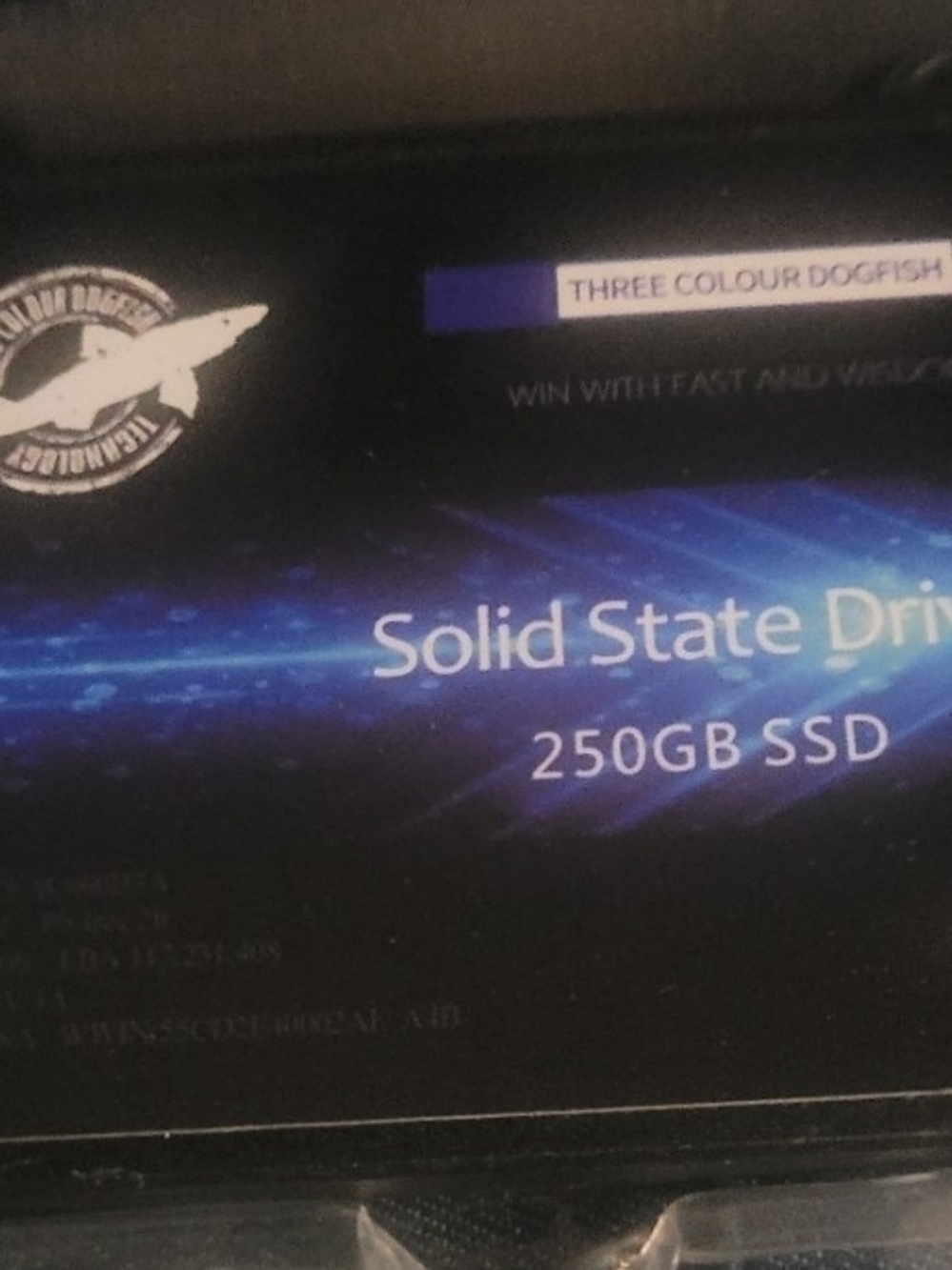 250GB Solid State Drive (Blue)